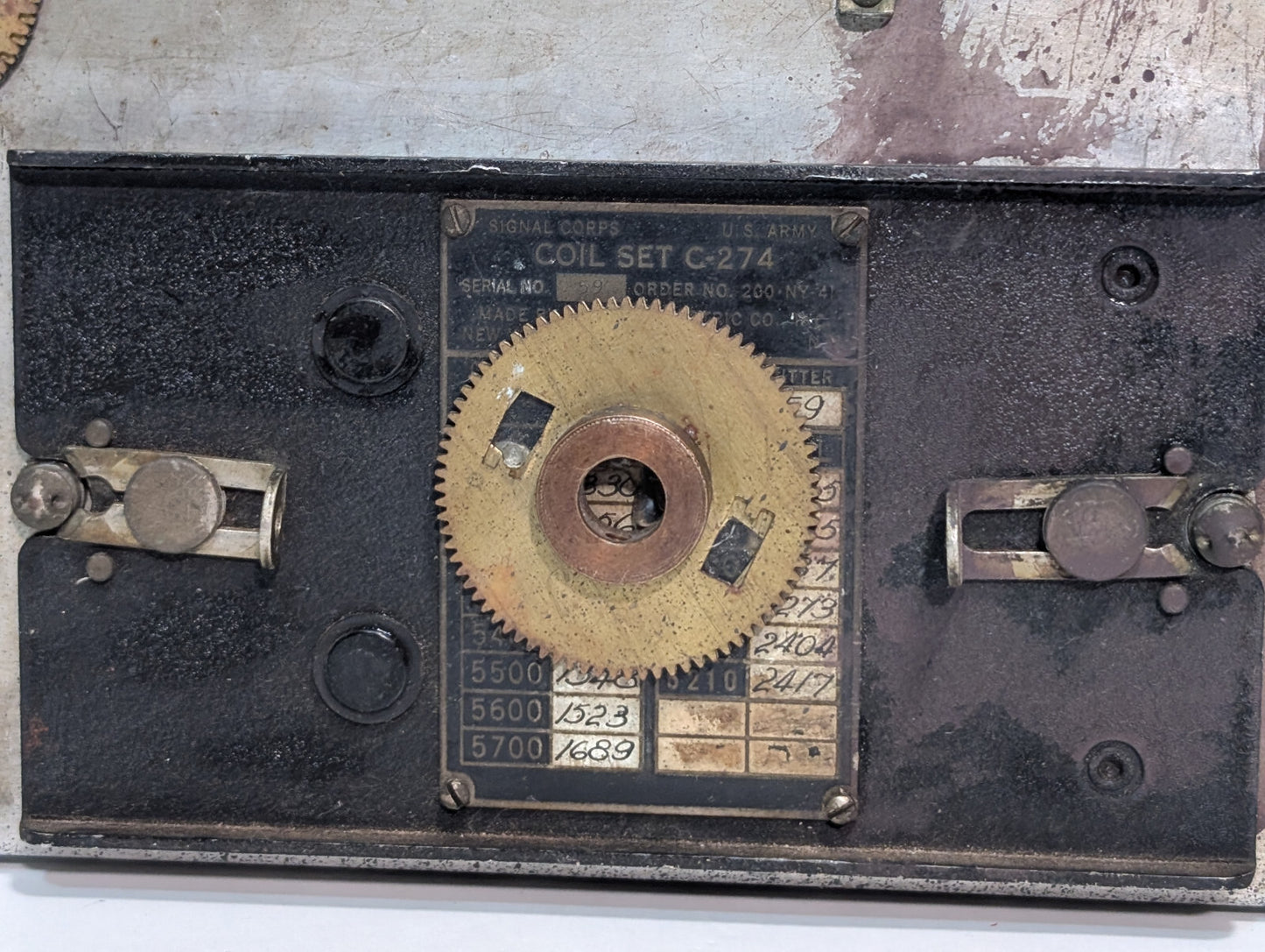 Weston Electric U.S.Army Signal Corps BC-AP-230 Radio Transmitter, 507 Antenna