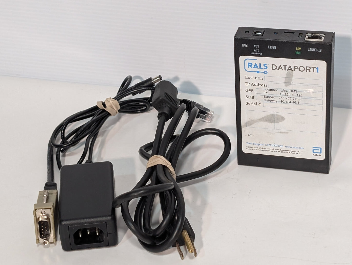 Abbott Rals Dataport 1 Digi One Real Port 50000723-01, Power Supply