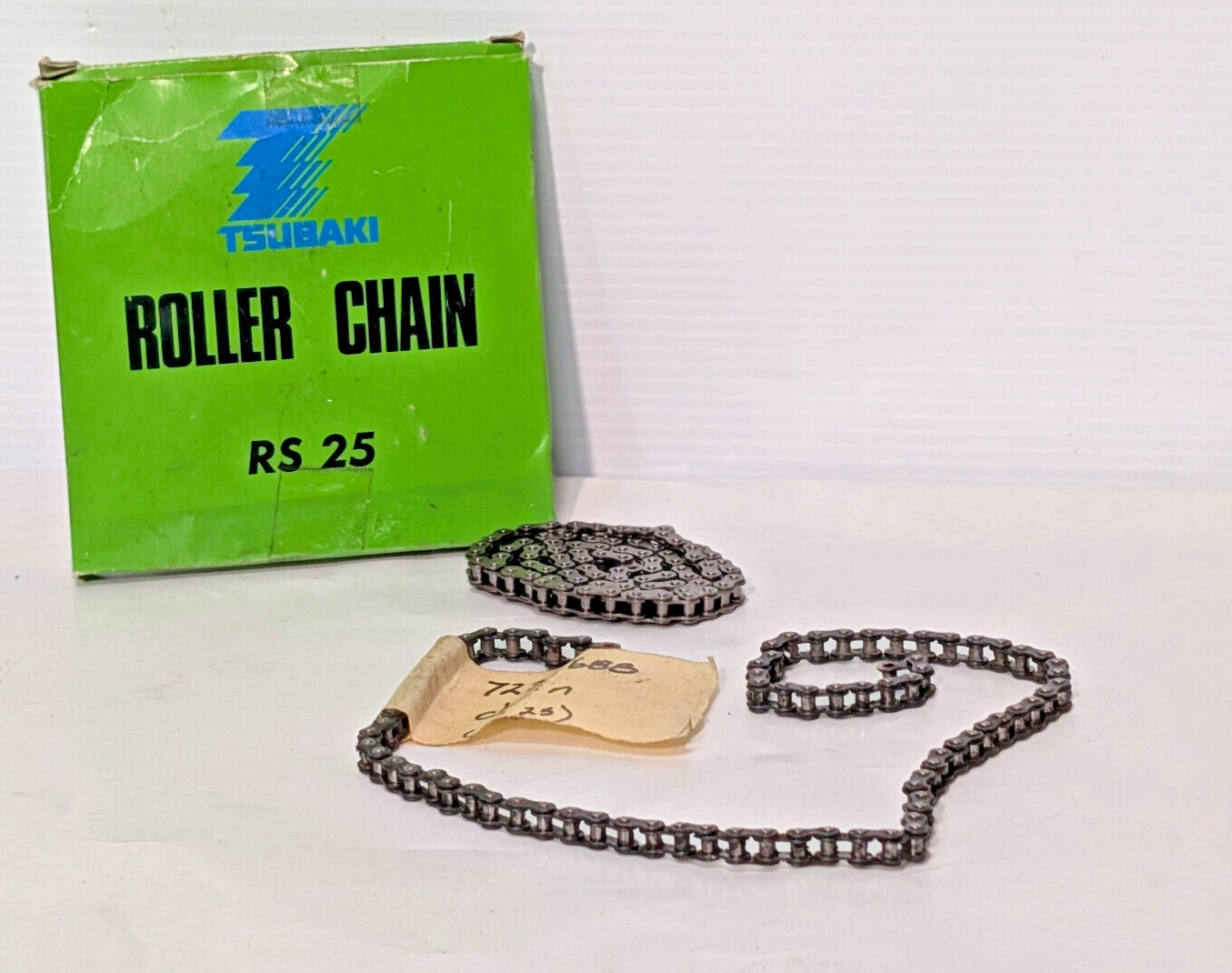 Tsubaki RS-25 Roller Chain, 10Ft, 480 Links, 723-688, Made in Japan