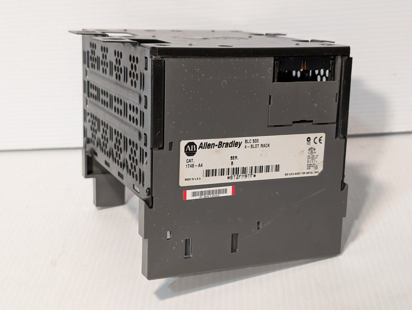 Allen Bradley 1746-A4 Series B 4 Slot Chassis Rack, SLC 500 - Free Shipping