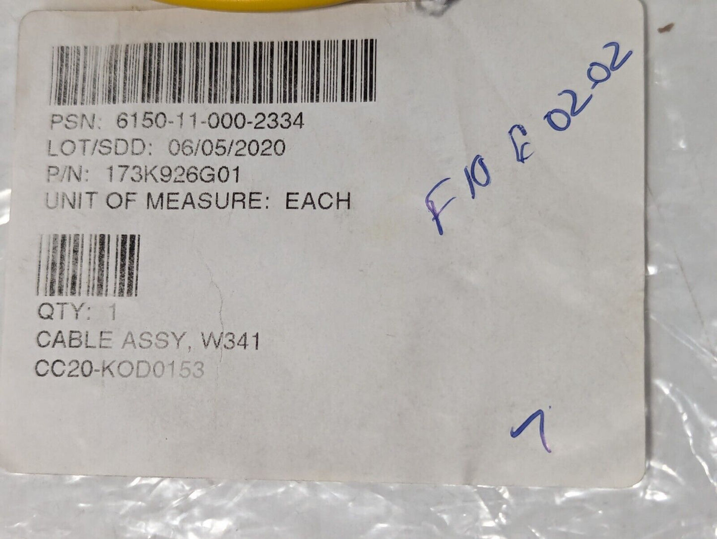 Turck U-13509 Double Ended Cordset Cable Assembly U3S - Free Shipping