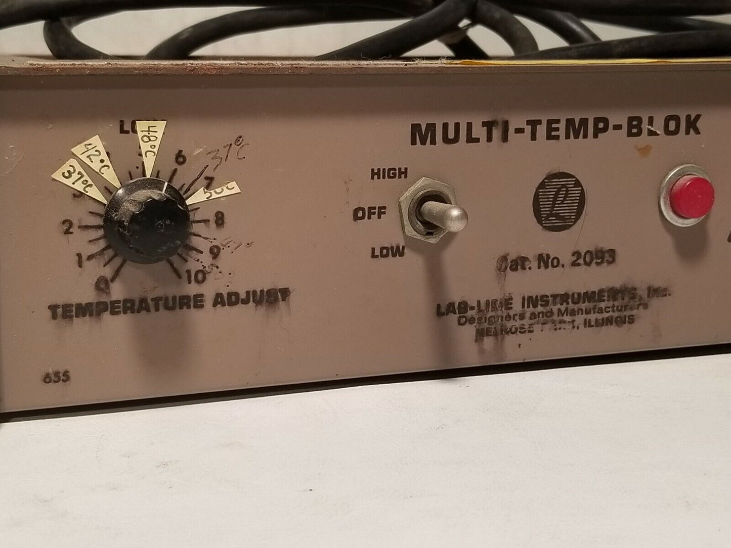 Lab-Line 2093 Multi-Temp-Blok dry block heater, no heating blocks