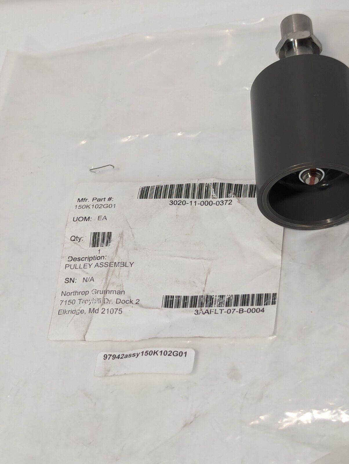 150K102G01 Tracking Pulley Assembly, 3020-11-000-0372 - Free Shipping