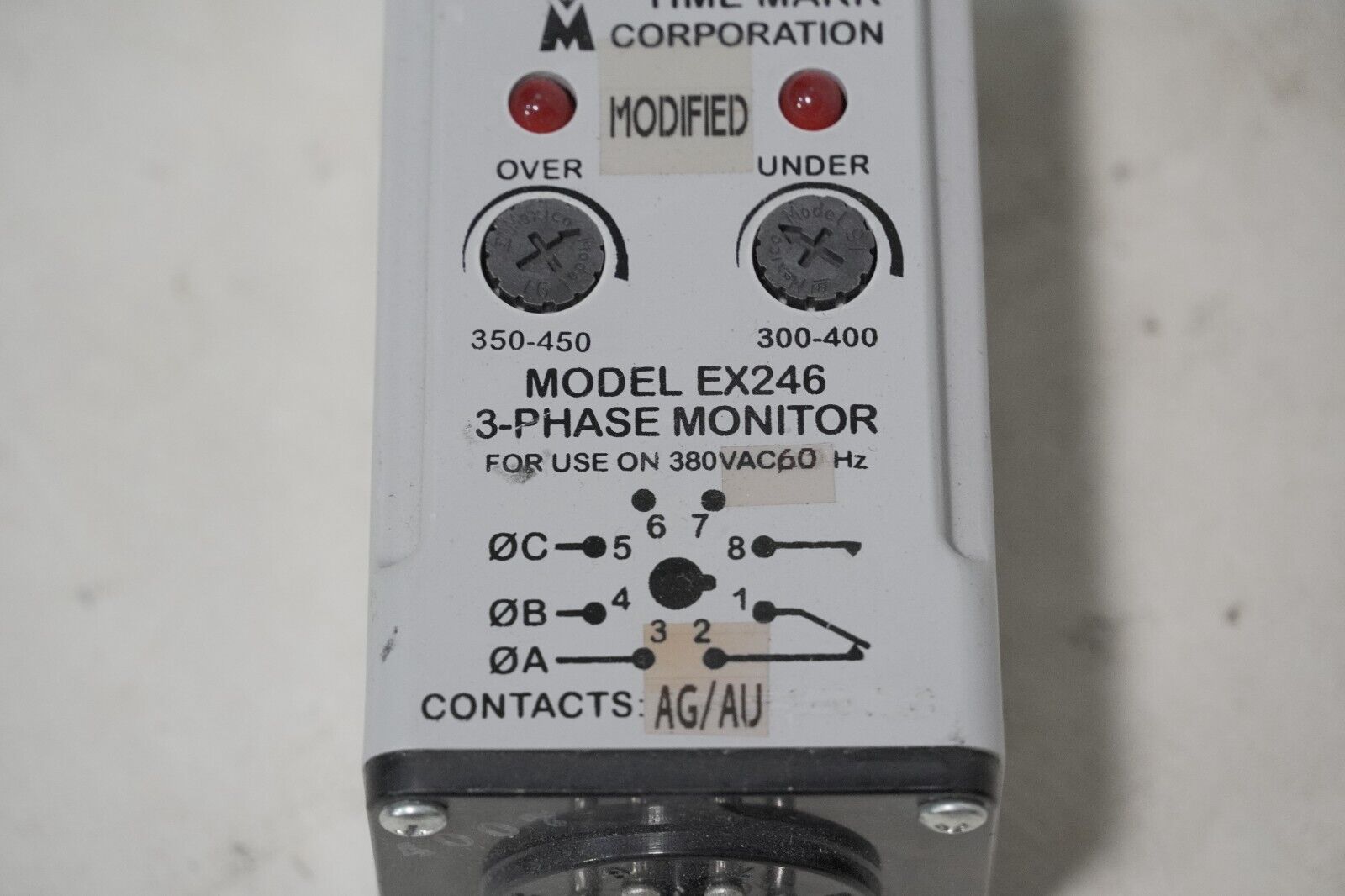Time Mark Model EX246 3-Phase Monitor