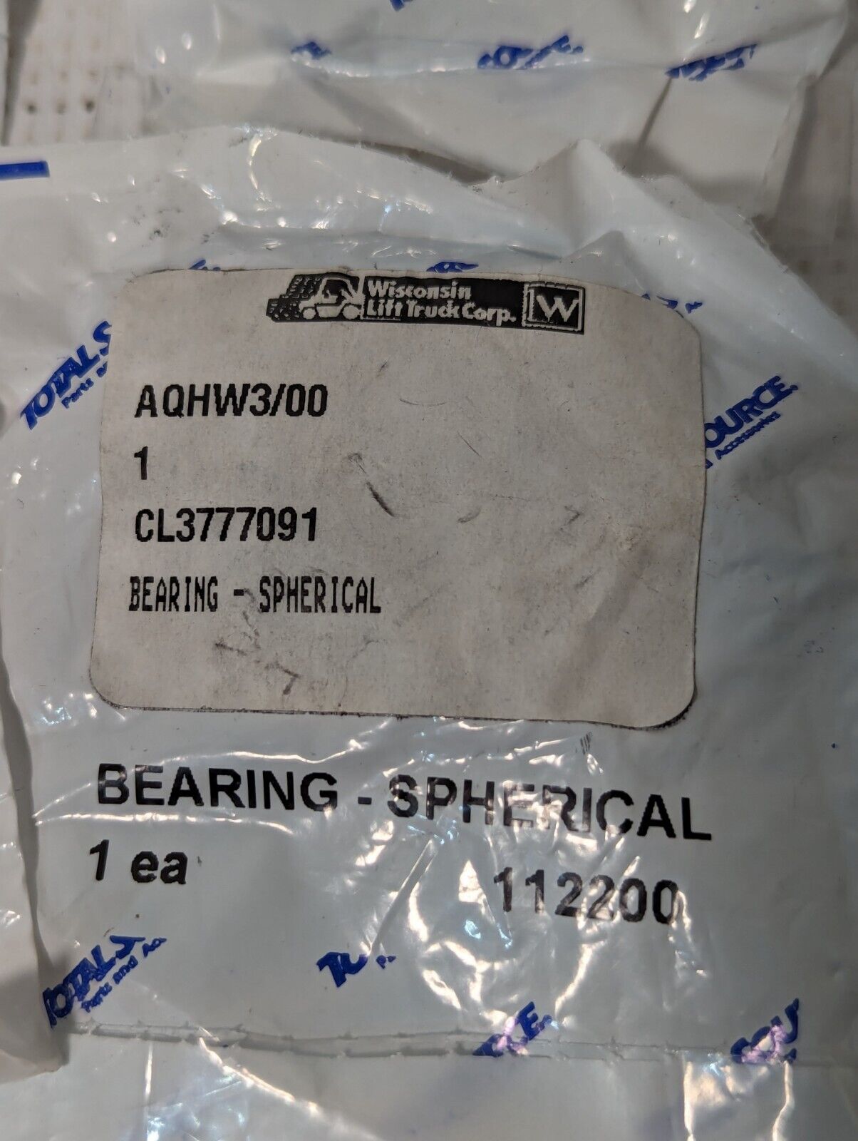 Lot of 4 Clark CL3777091 Spherical Bearing for Forklifts - Free Shipping