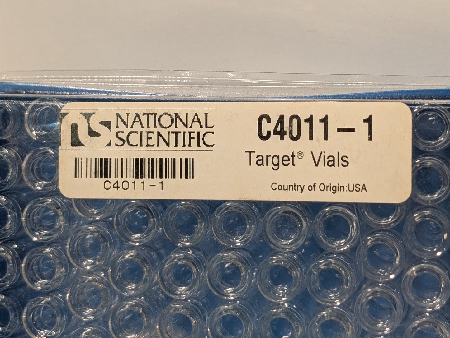 Thermo Scientific C4011-1 Target Vials, National B7999-1 Black Screw Caps, 2ml