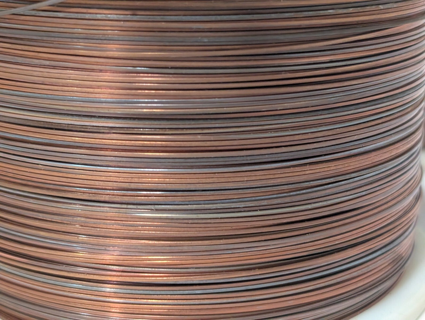 5 Pound Spool of Bare Copper Wire, Round, 0.5mm Diameter, AWG 24