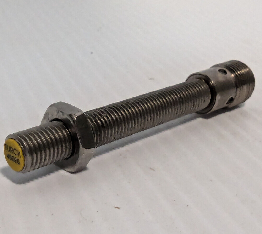 Turck 46026 Inductive Sensor, 8mm, threaded barrel, stainless steel, Free Ship.