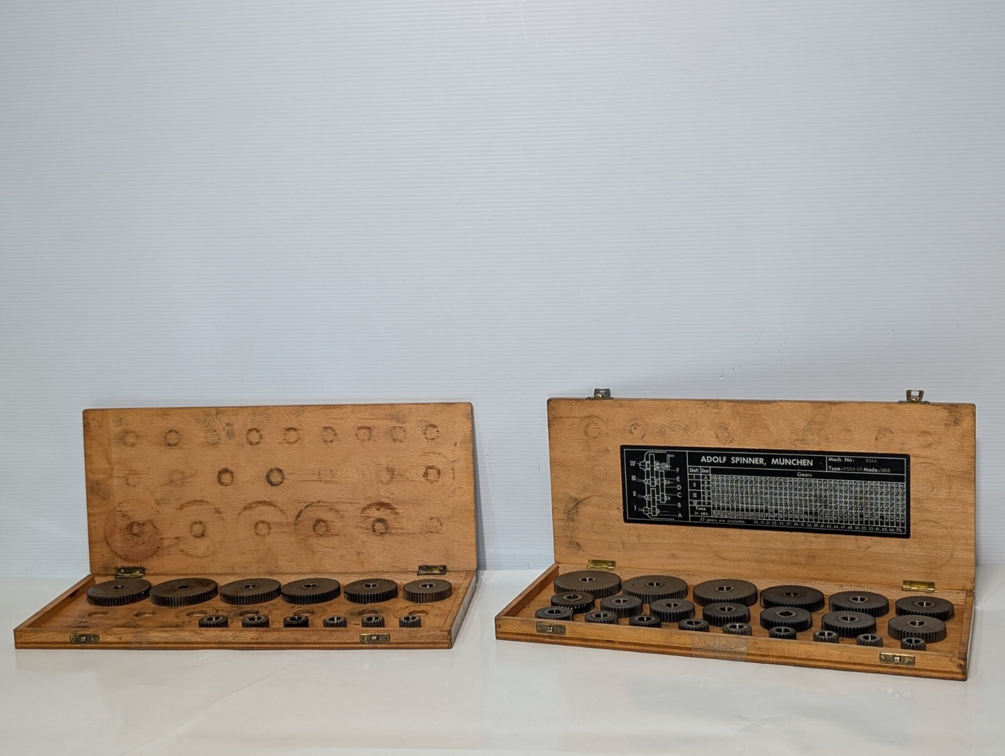 Adolf Spinner KS50-50 Complete Metal Lathe Threading Gear Kit, + Partial Kit