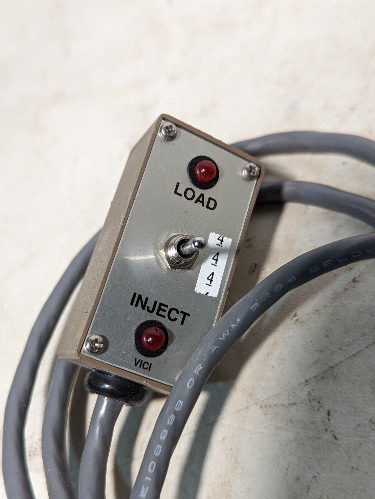 Vici Valco E60 actuator with switch, 120VAC