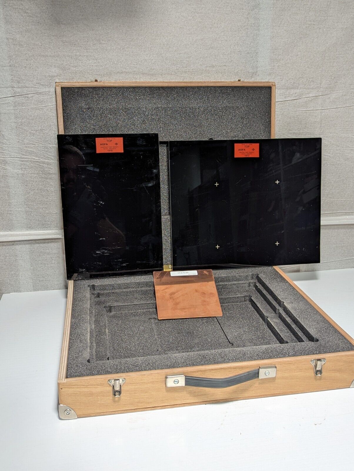 AGFA GE K2008KT QS test phantoms set, rev. 3, ELDT3, 2271906, ADC test phantom