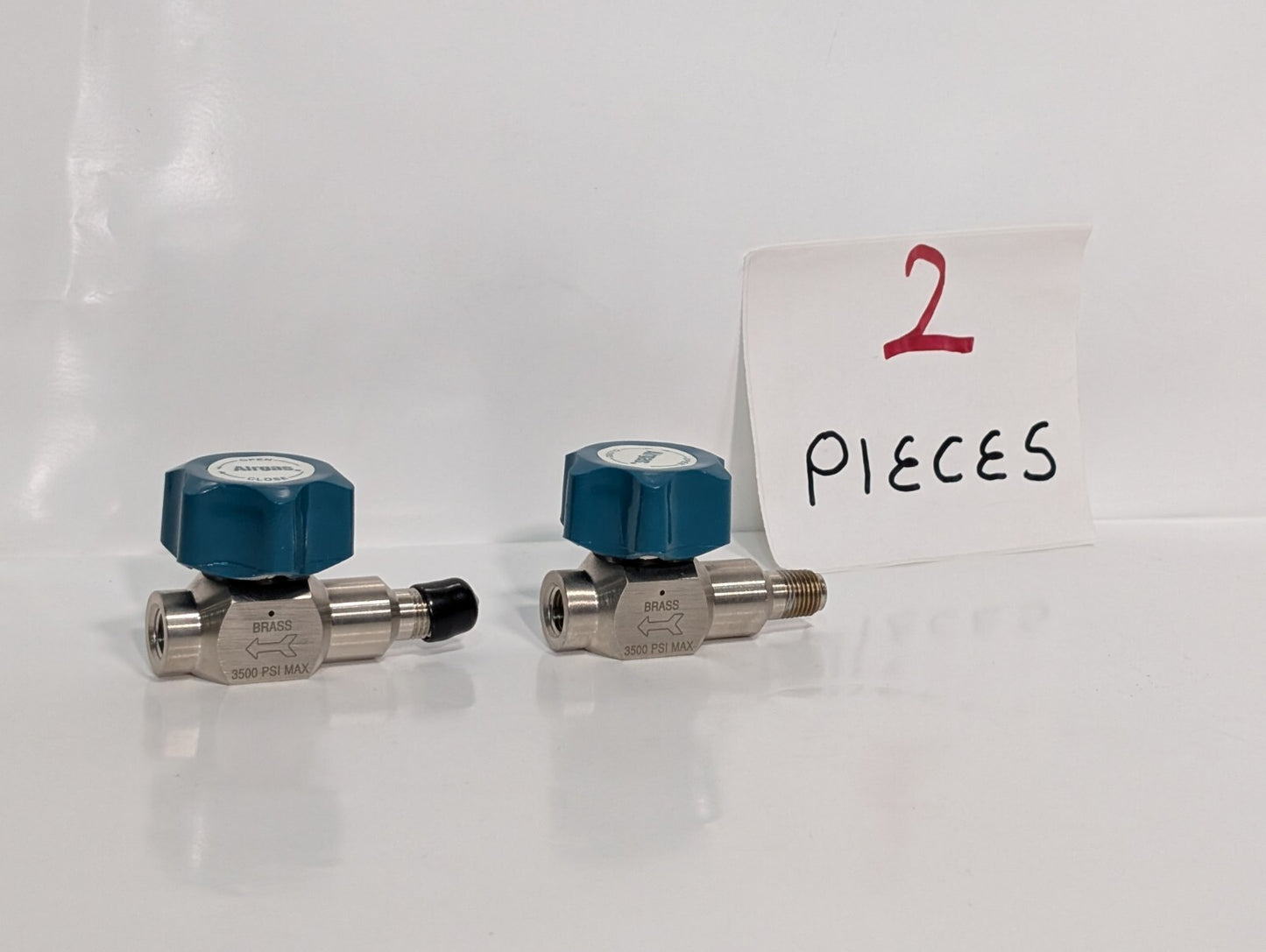 Airgas Diaphragm Valve Brass 3500 PSI 2 WAY