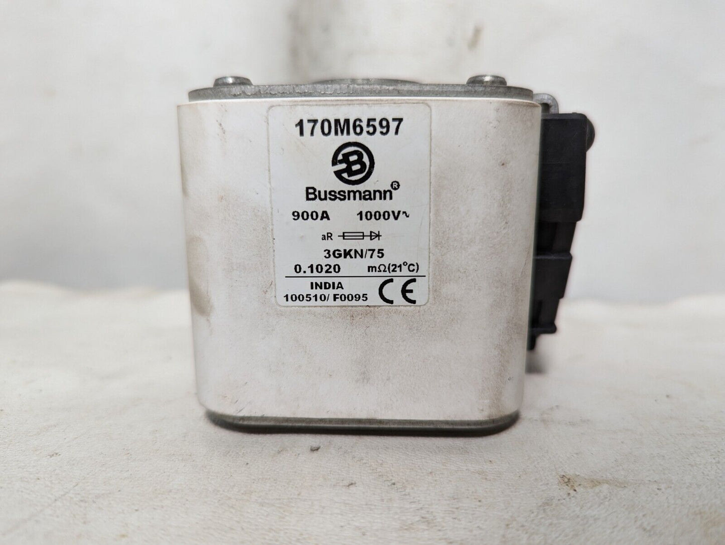 Bussmann 170M6597 fuse-link, 900A, 1000VAC, 3GKN/75