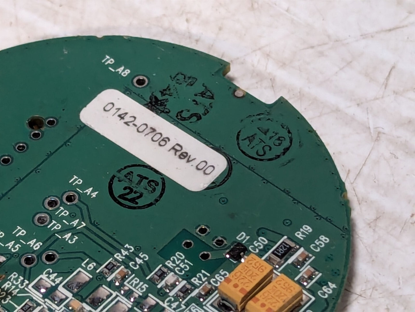 Verathon BladderScan 0142-0706 Rev 00 Circuit Board 0141-0184-XX-20