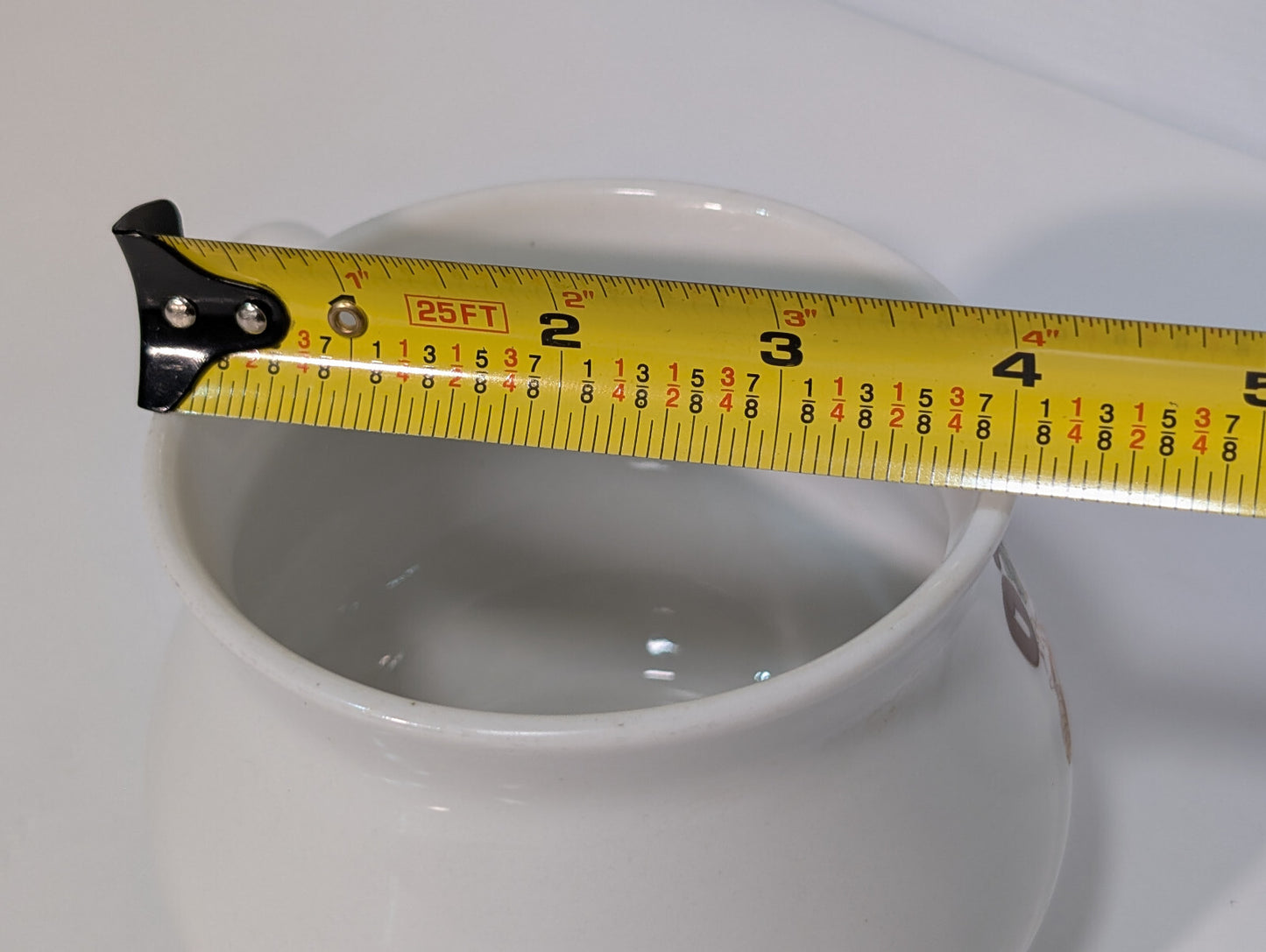 Vintage 1970s Oxtail Soup Bowl Recipe Ingredients Handled Ceramic Stonewear Mug