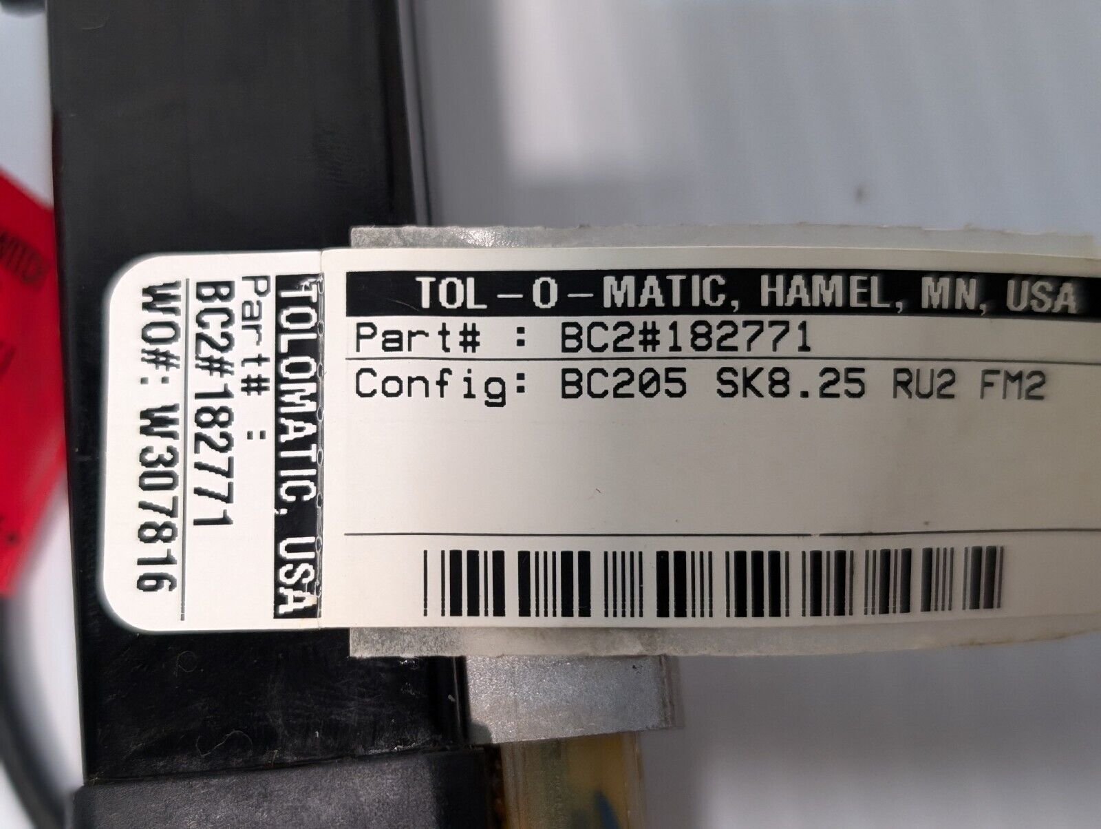 Tolomatic BC205 Pneumatic Band Cylinder, Bore: .50", Force: 16LBF, Load: 5LB