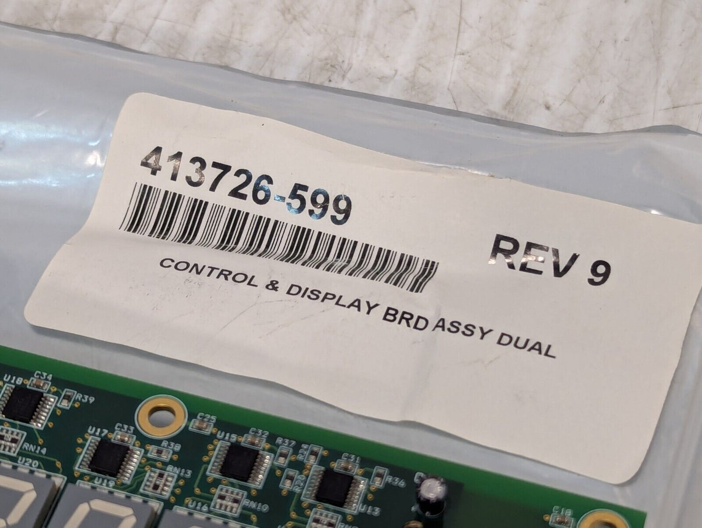 Steris Control & Display Brd Assy Dual 413726-599 Rev 9 - Free Shipping