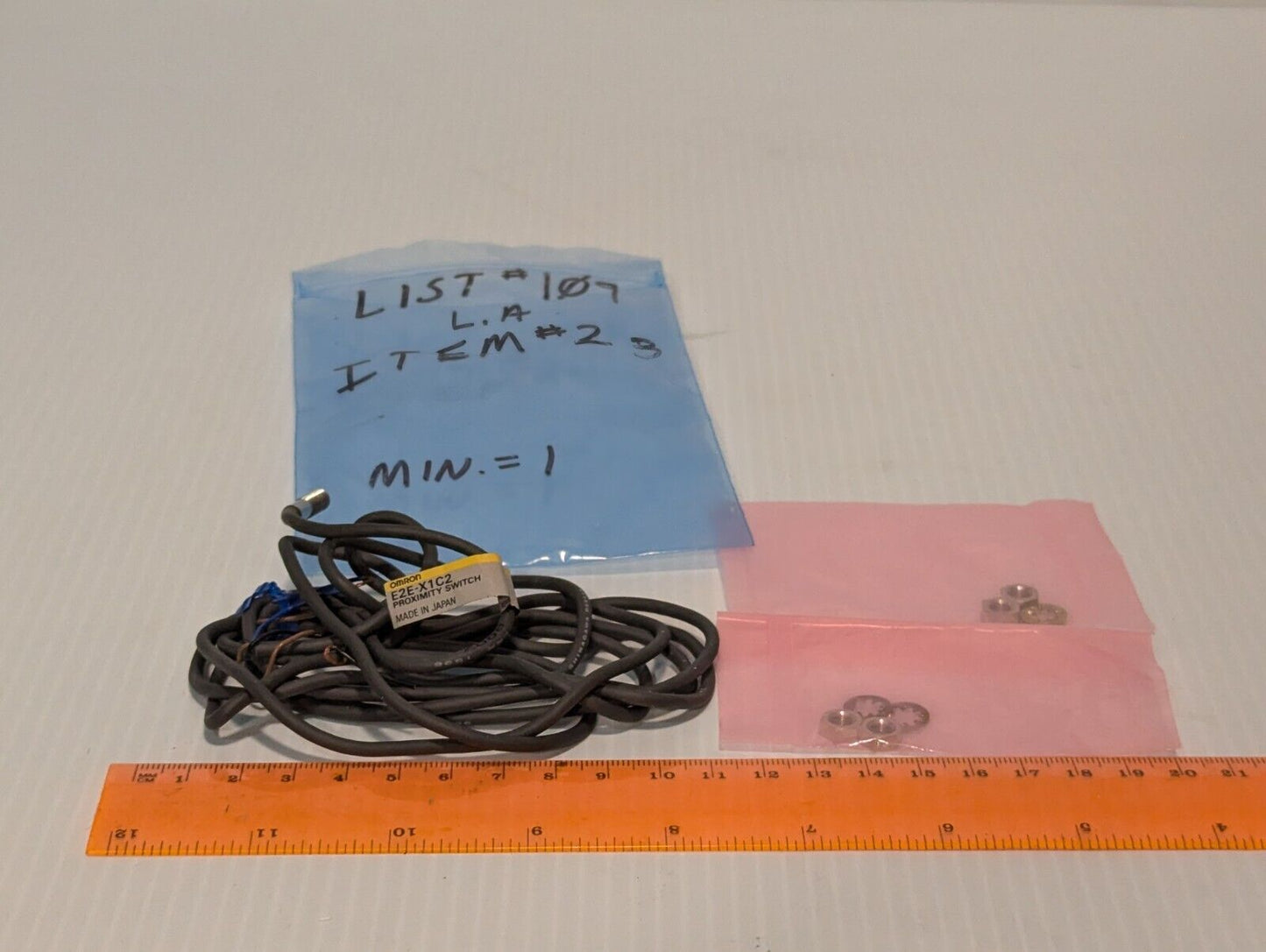 Omron E2E-X1C2 Proximity Switch, Japan as pictured - Free Shipping