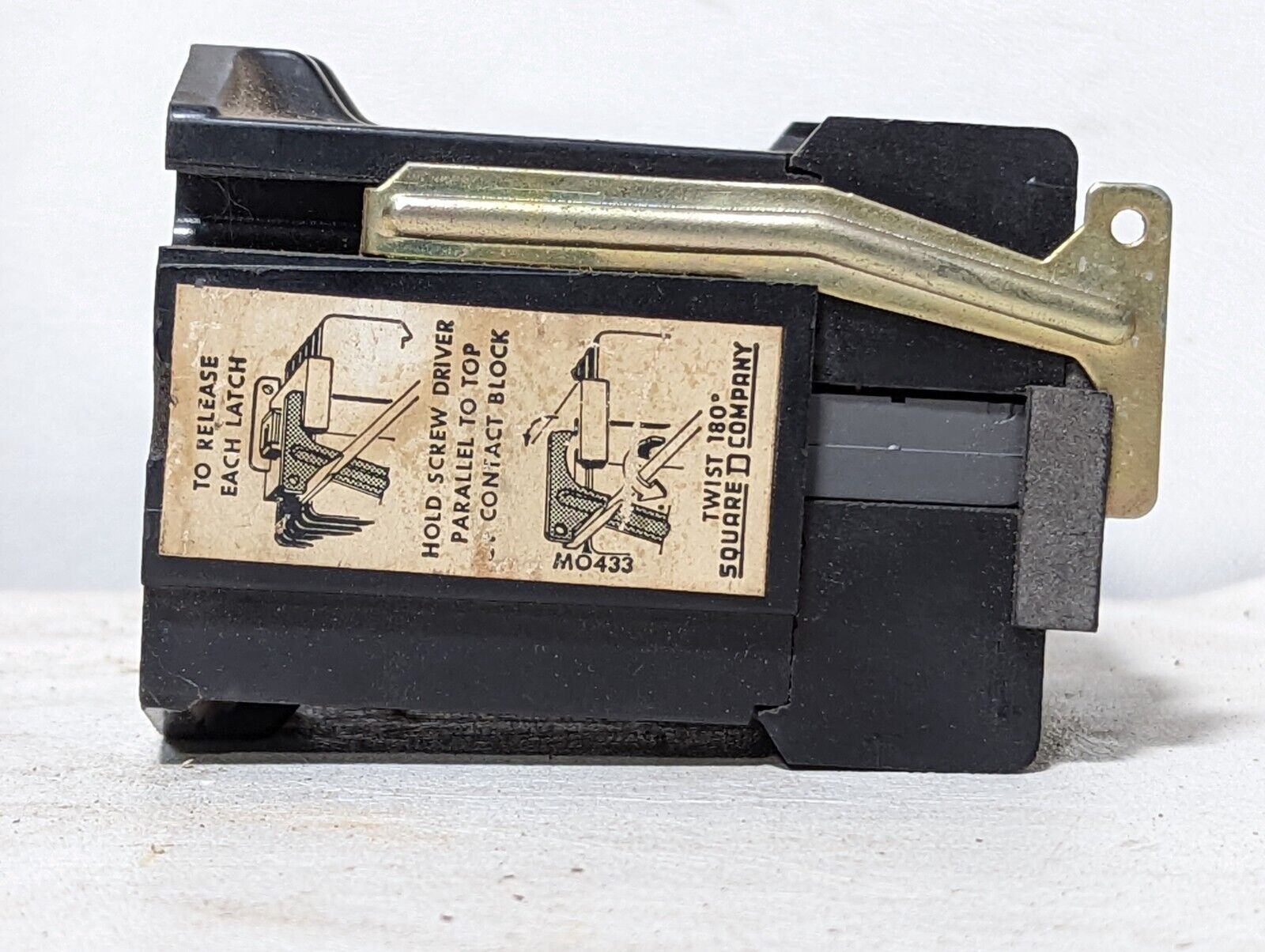 Square D 8501GO40 control relay, 110/120VAC coil, 8501G040