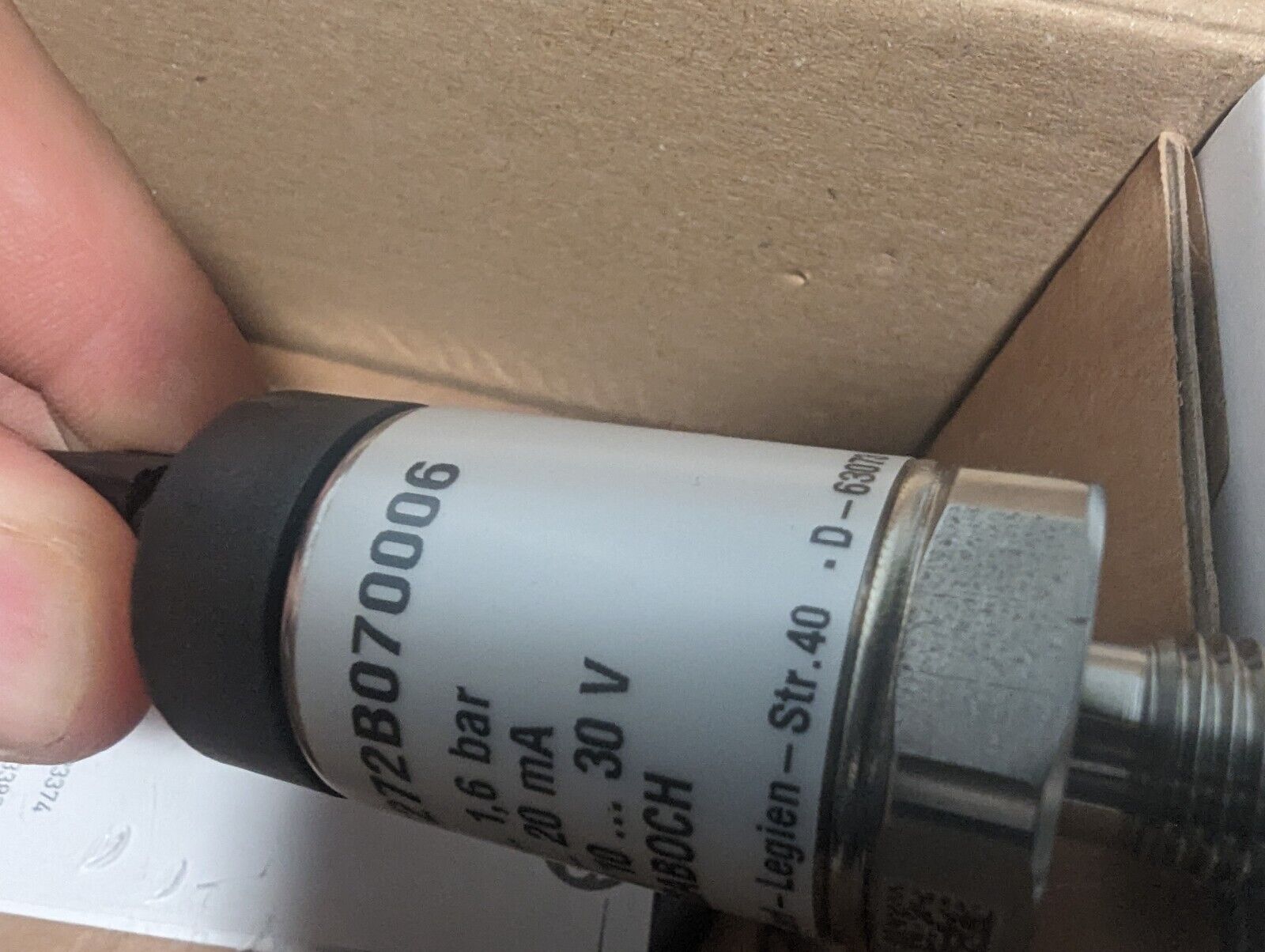 tecsis P3272B070006, Getinge 50020136/501649500 pressure transducer, 0-1.6 bar