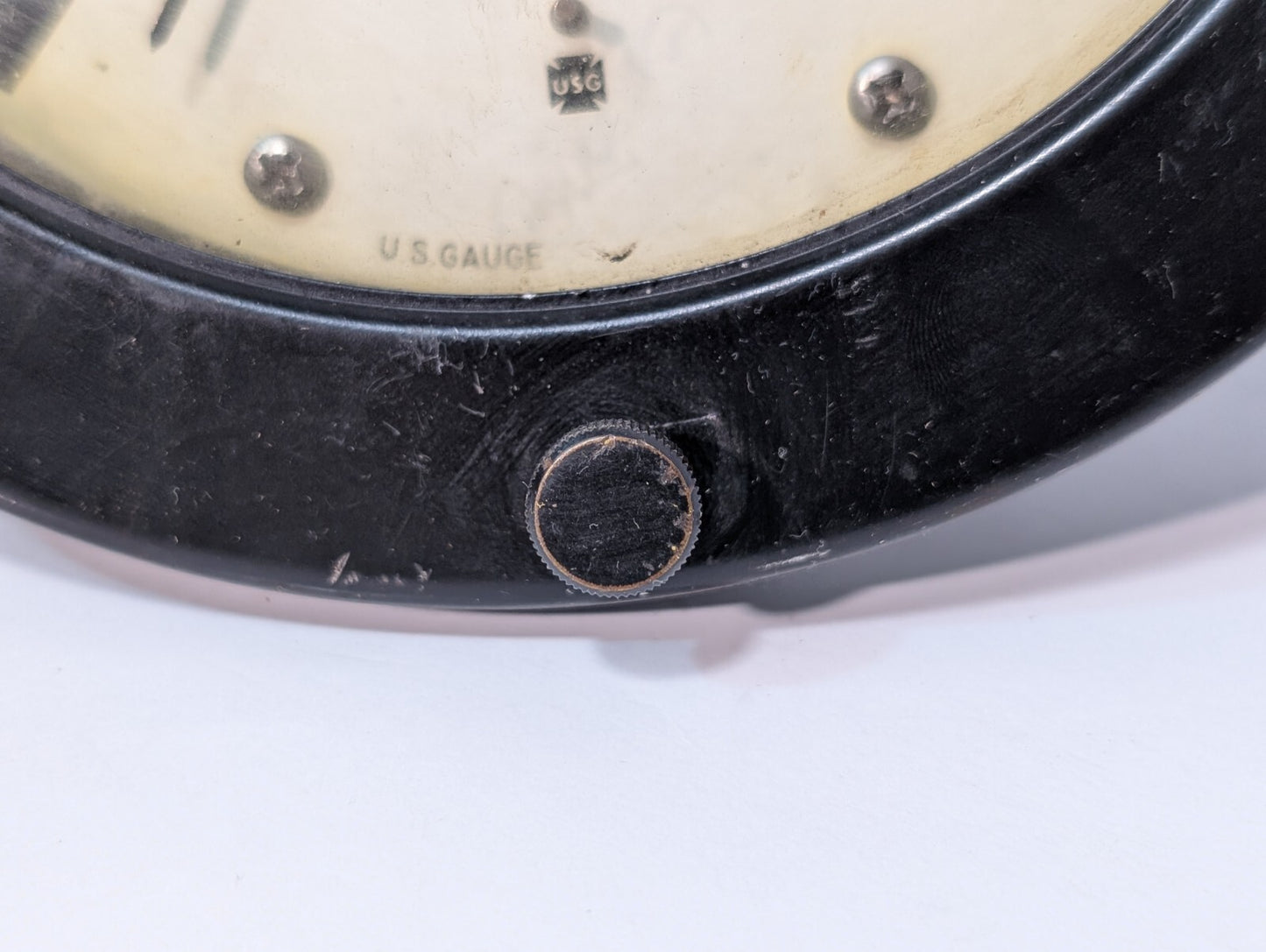 US Gauge (Ametek) Pressure Gauge, 0-100psi, 5.75" Dial Face, 1/4"npt Connector