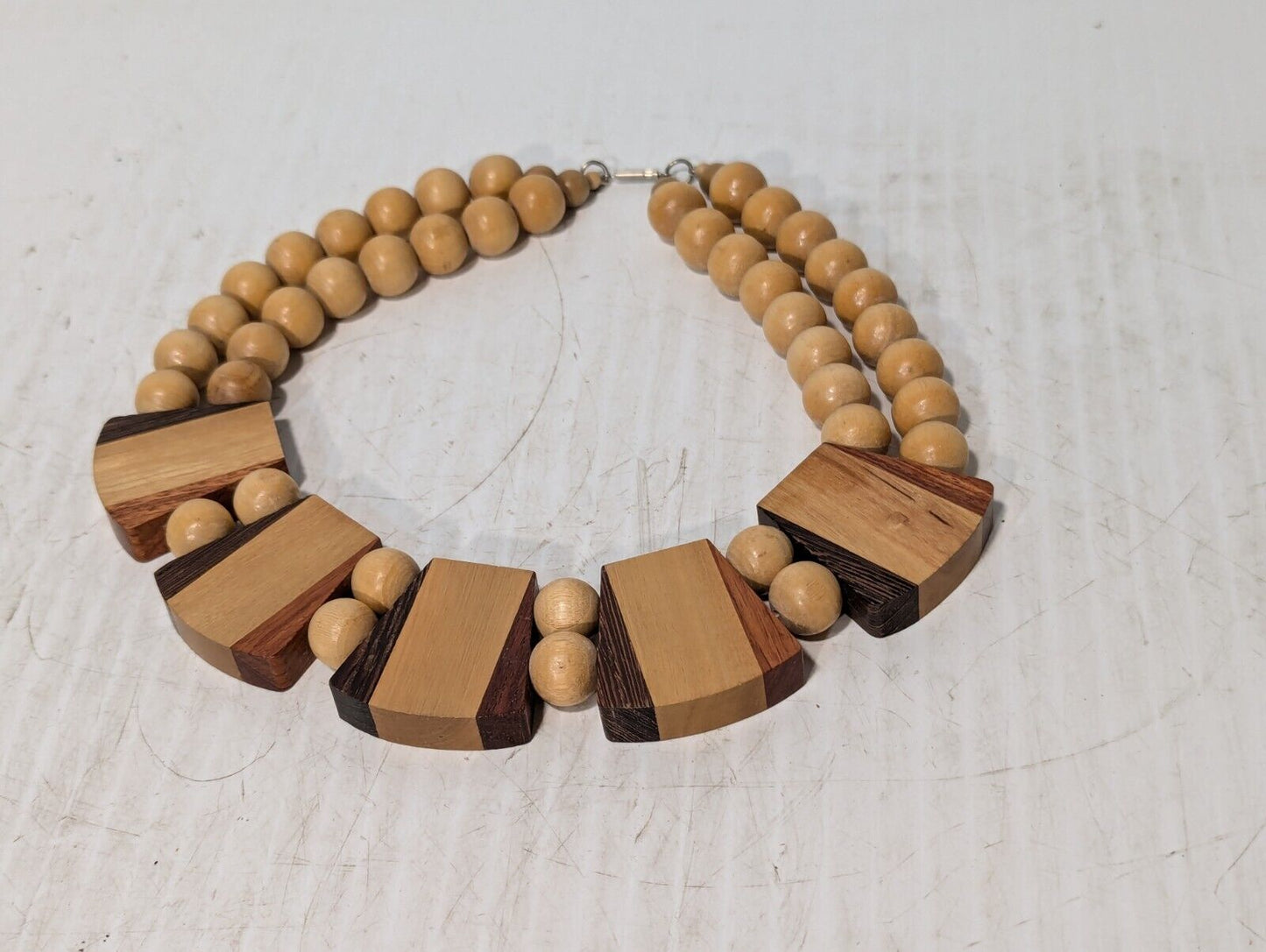 Wooden Necklace as shown, Full of Love, Bohemian Style, With Box - Free Shipping