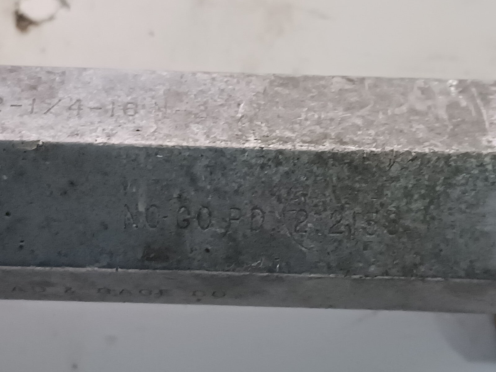 Thread & Gage Co 2-1/4-16 N-2 Thread Plug Gage Go PD 2.2094 ~ No Go PD 2.2158
