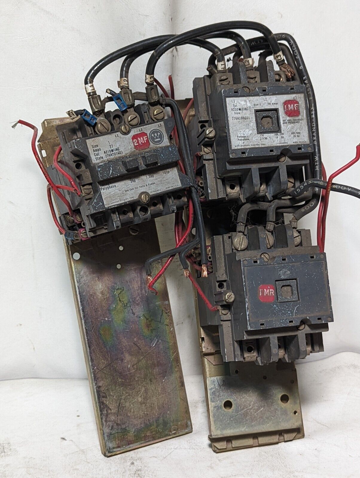 Westinghouse A210MIJAC, A210M2JAC motor starters as pictured