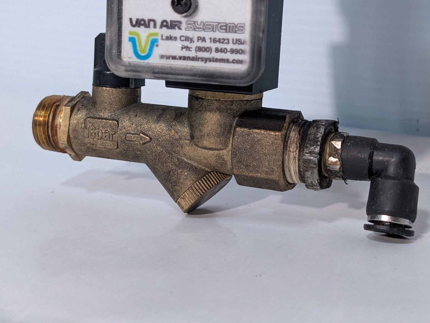 Van Air Systems EDV-115 Terminator Drain Valve, CS-728A, 39-10507, Made in USA
