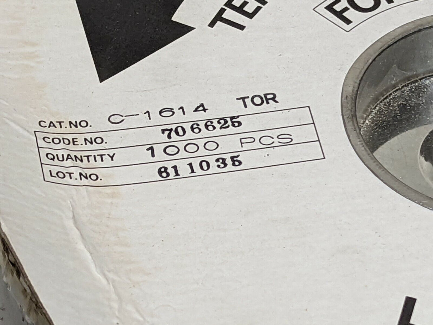 2 reels Hoffman tape-on terminals-connectors, FVDDF2216T-110A-8 TOR, C-1614 TOR