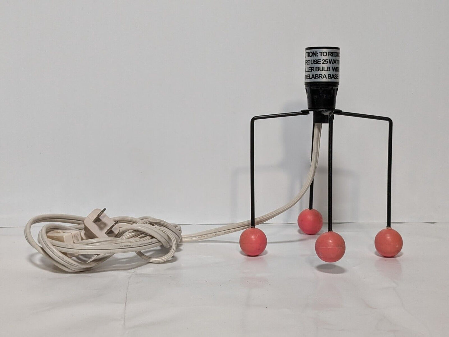 Unique Pedestal Table Lamp - Great for a Childs Room - No Shade