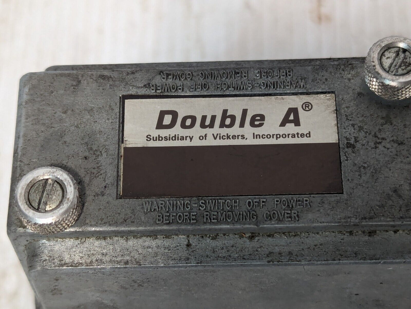 Vickers Double A QG-3-C-10D1-TSP Solenoid Valve 120/60 - Free Shipping+Returns
