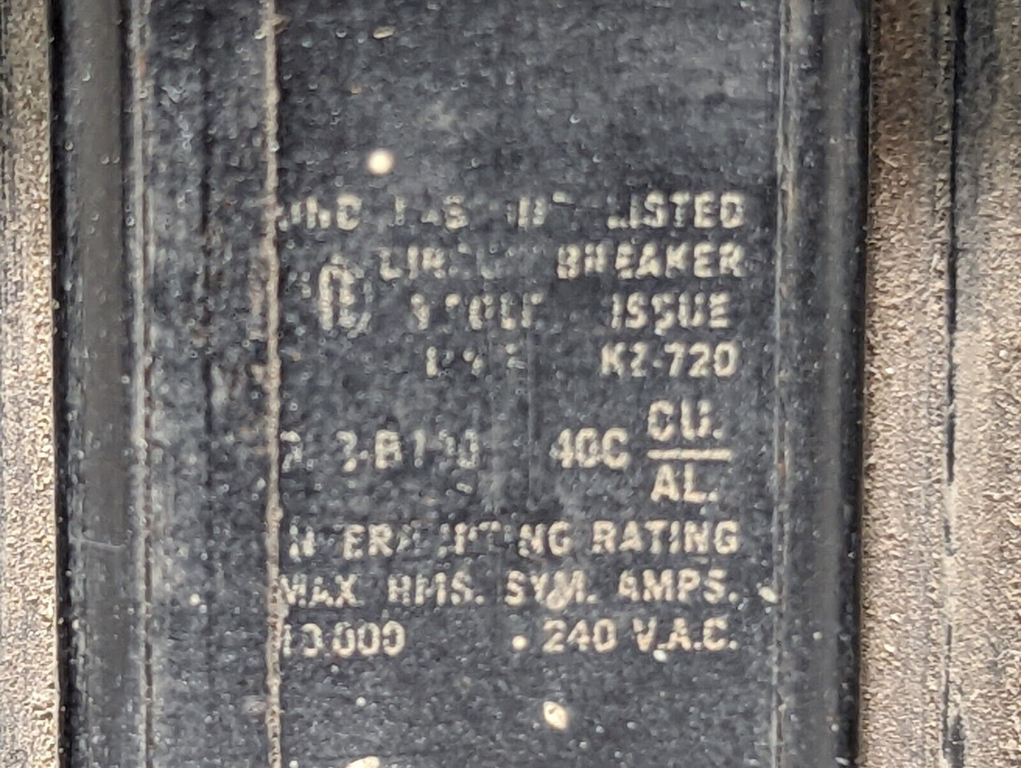 ITE EQ-P3100 circuit breaker, 100A, 240VAC, 3 pole