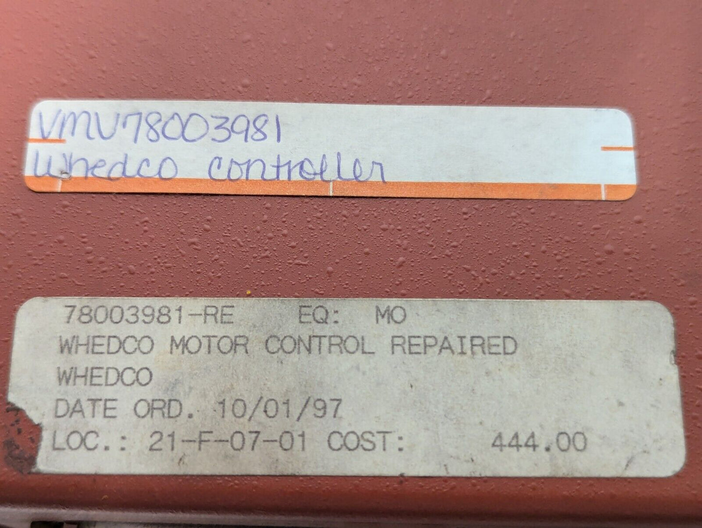 Whedco Motor Control IMC-4230-1-B Controller 78003981 - Free Shipping