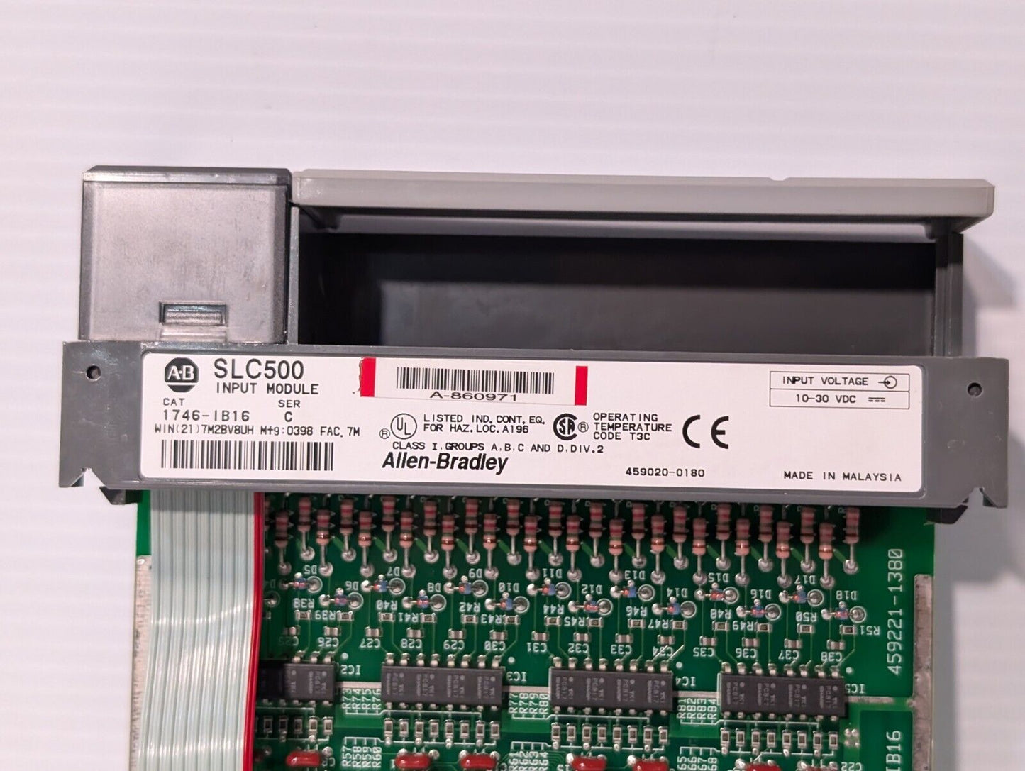 Allen Bradley 1746-IB16 /C DC Digital Input Module (Sinking), SLC 500 -Free Ship