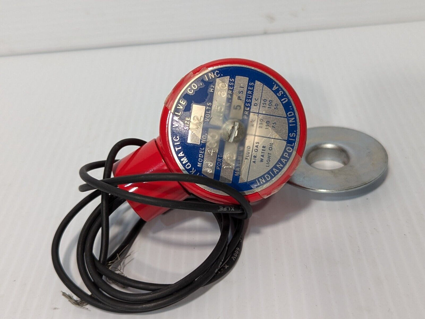 Atkomatic JJ400 valve, 1/2 size, 1/2 port, 115VAC, 5PSI min - Free Shipping