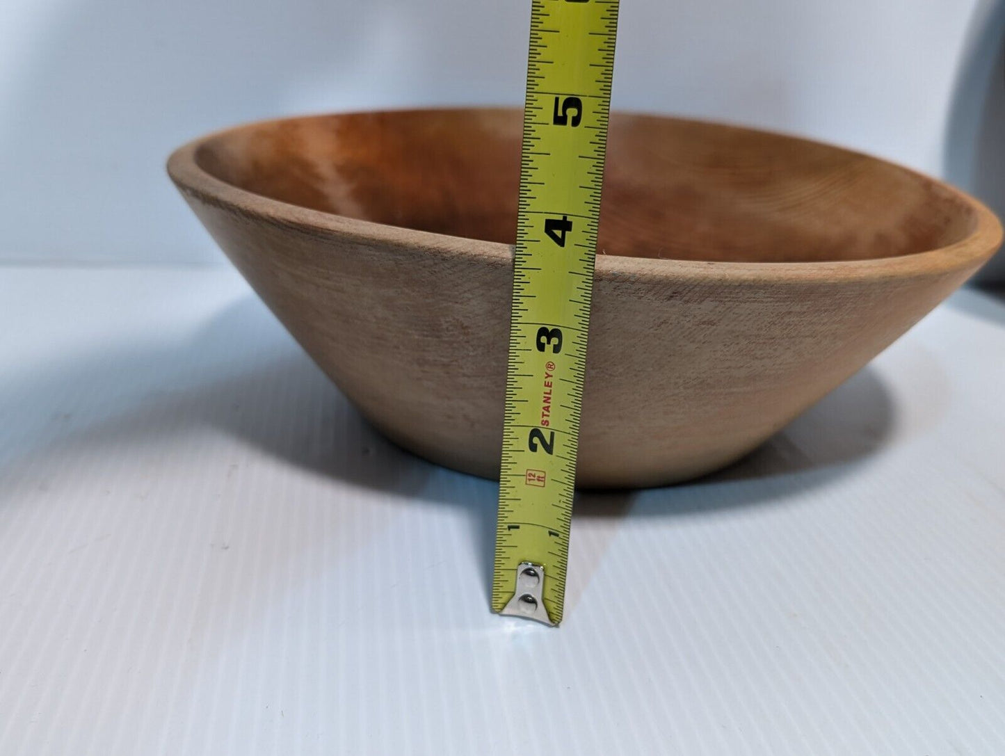 Traditional Wooden Plate and Bowl as pictured, not as shiny - Free Shipping