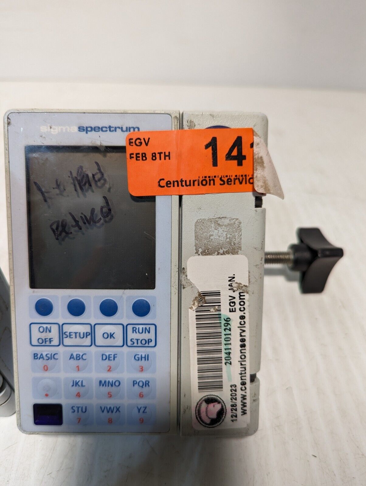 Lot Of 2 Baxter Sigma Spectrum 35700 Volumetric Infusion Pump - Free Ship
