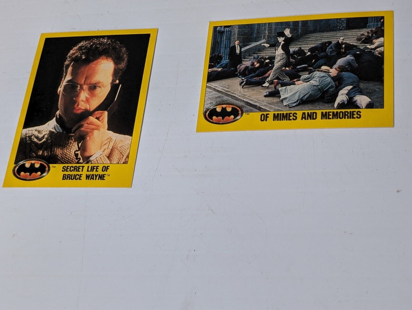 Vintage Batman Collectibles 1500+ Cards Stickers Michael Keaton Jack Nicholson