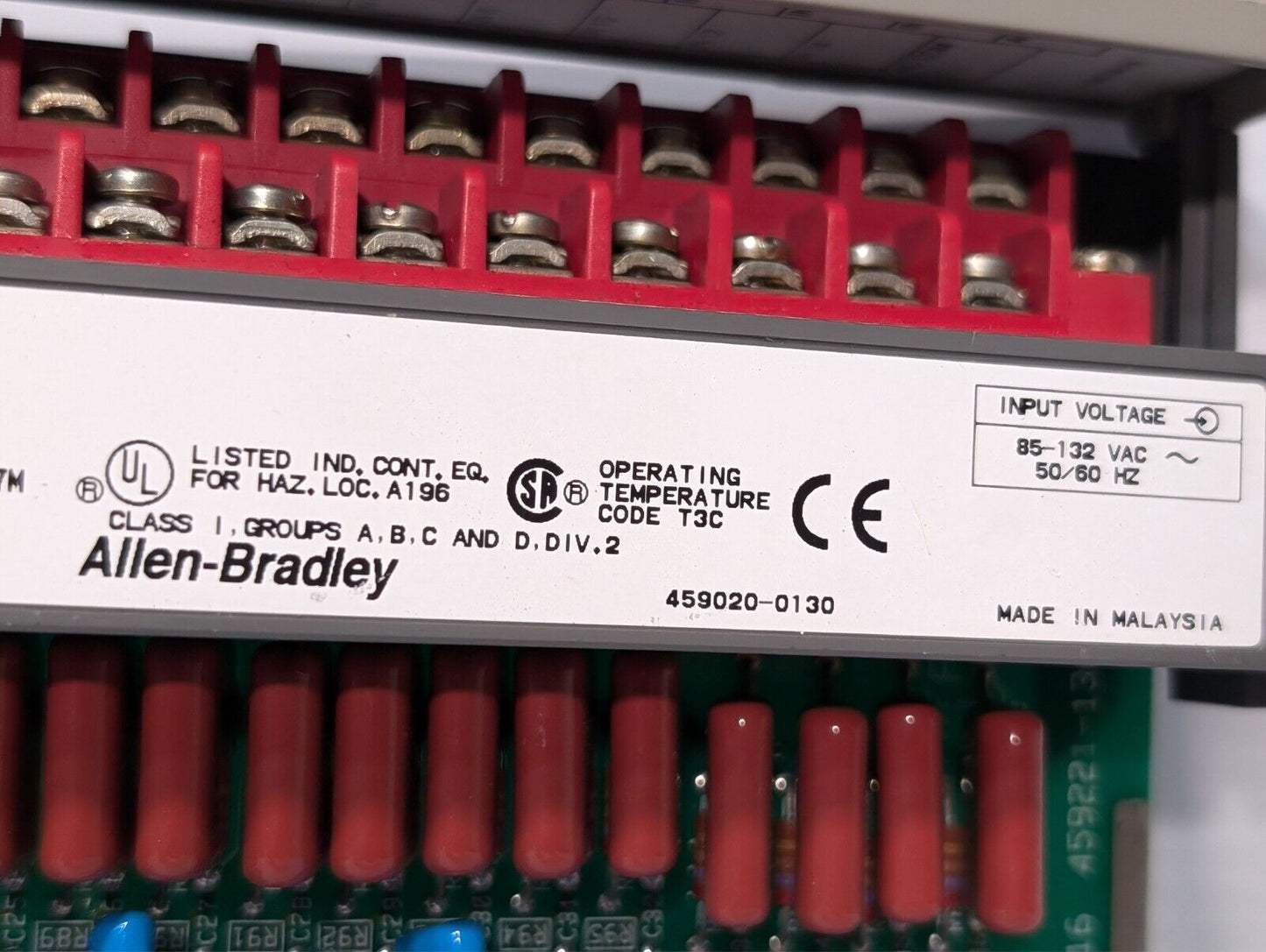 Allen Bradley 1746-IA16 Series C | SLC500 AC Input Module+Return