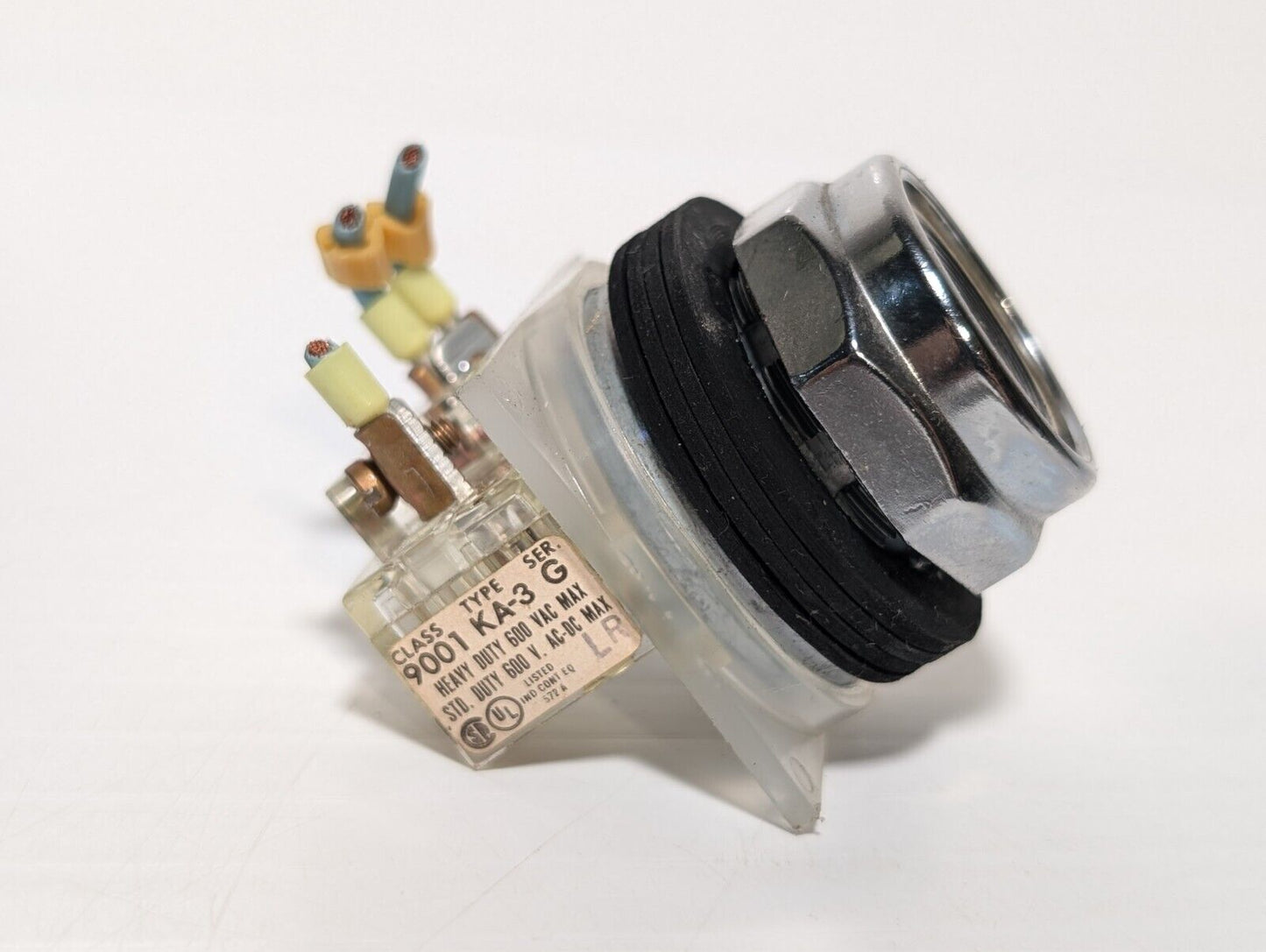 (3) Square D 9001 KA-3 Ser G Push Button Switch 600VAC, Used, USA