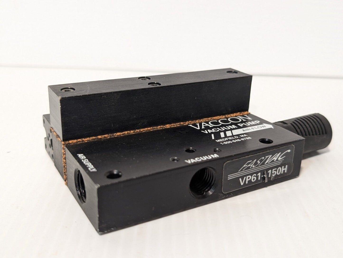 Vaccon, FastVac VP61-150H Fast-break Blow-off Vacuum Pump 120PSI - Free Shipping