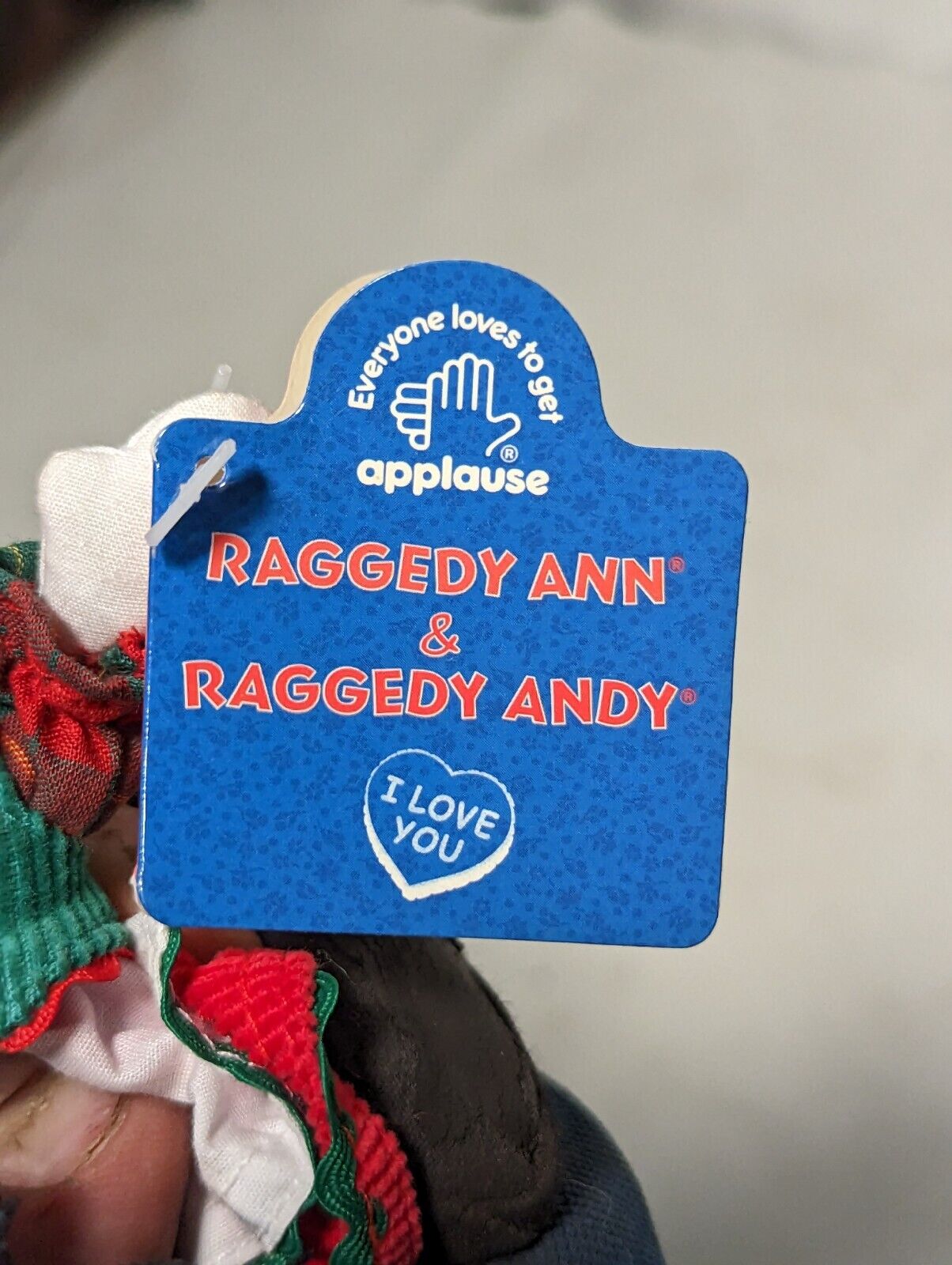4 inch Raggedy Ann Elf, 16783, by Applause, with tags, a little musty