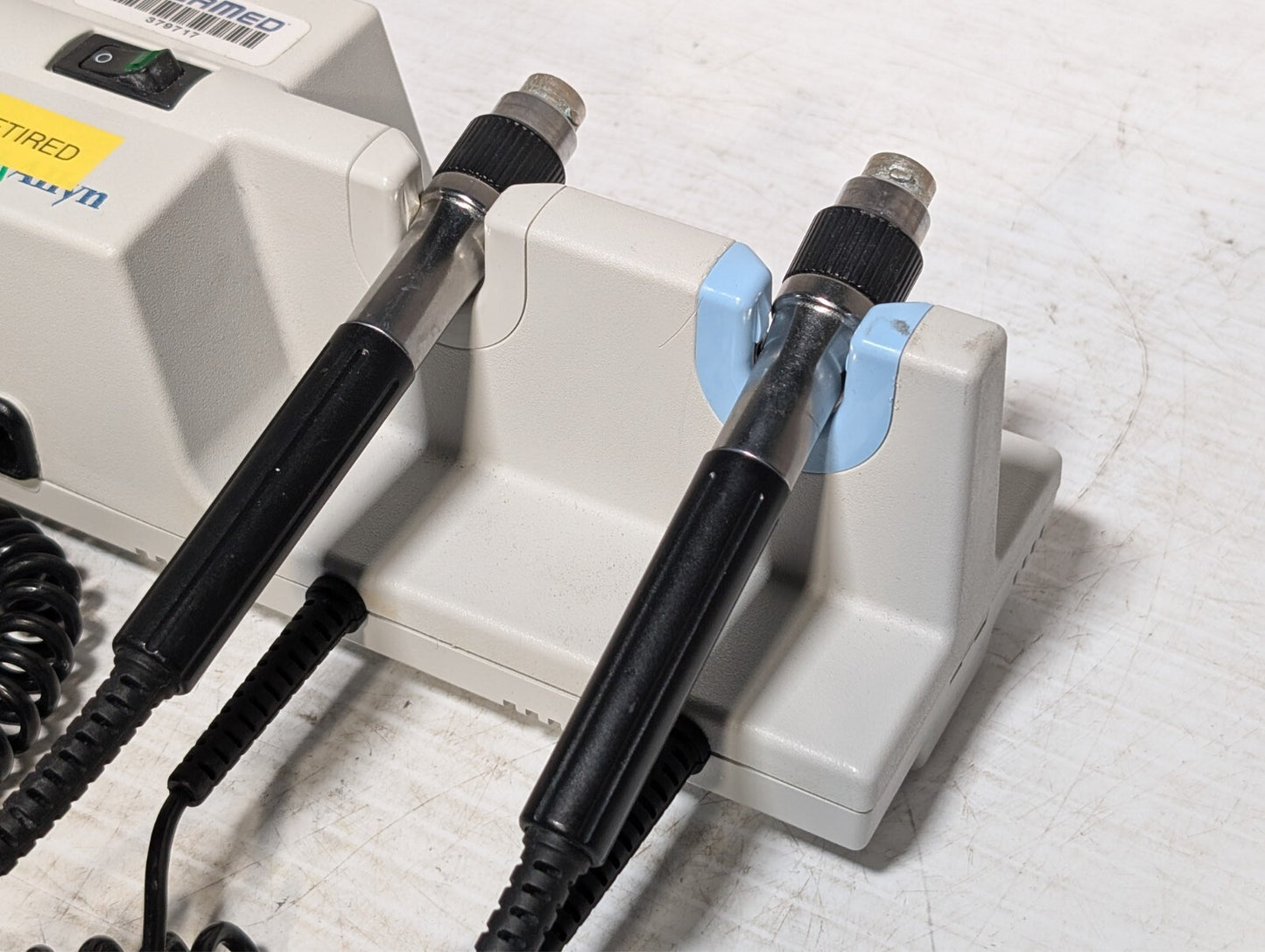 Welch Allyn 767 Series Transformer with 2 Otoscopes, No Heads (Sticker: Retired)