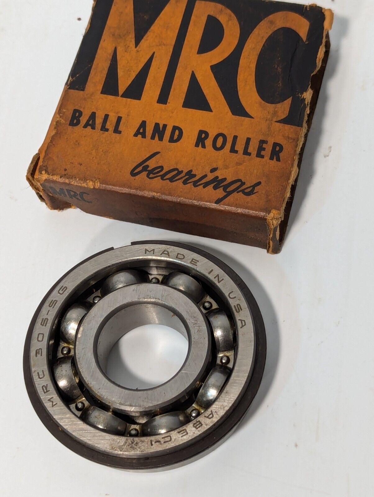MRC 305SGABEC1 Single Row Ball Bearing, Bore: 25mm, OD: 62MM, Width: 17mm