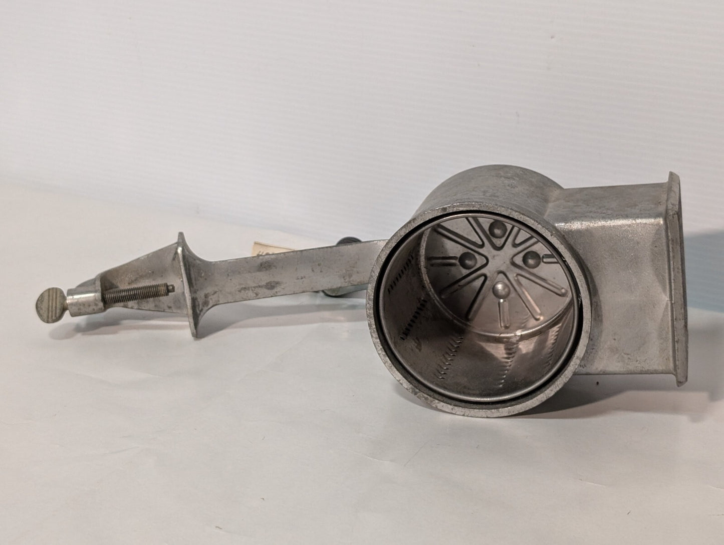 Vintage Kitchen Craft Aluminum Manual Hand Crank Food Processor