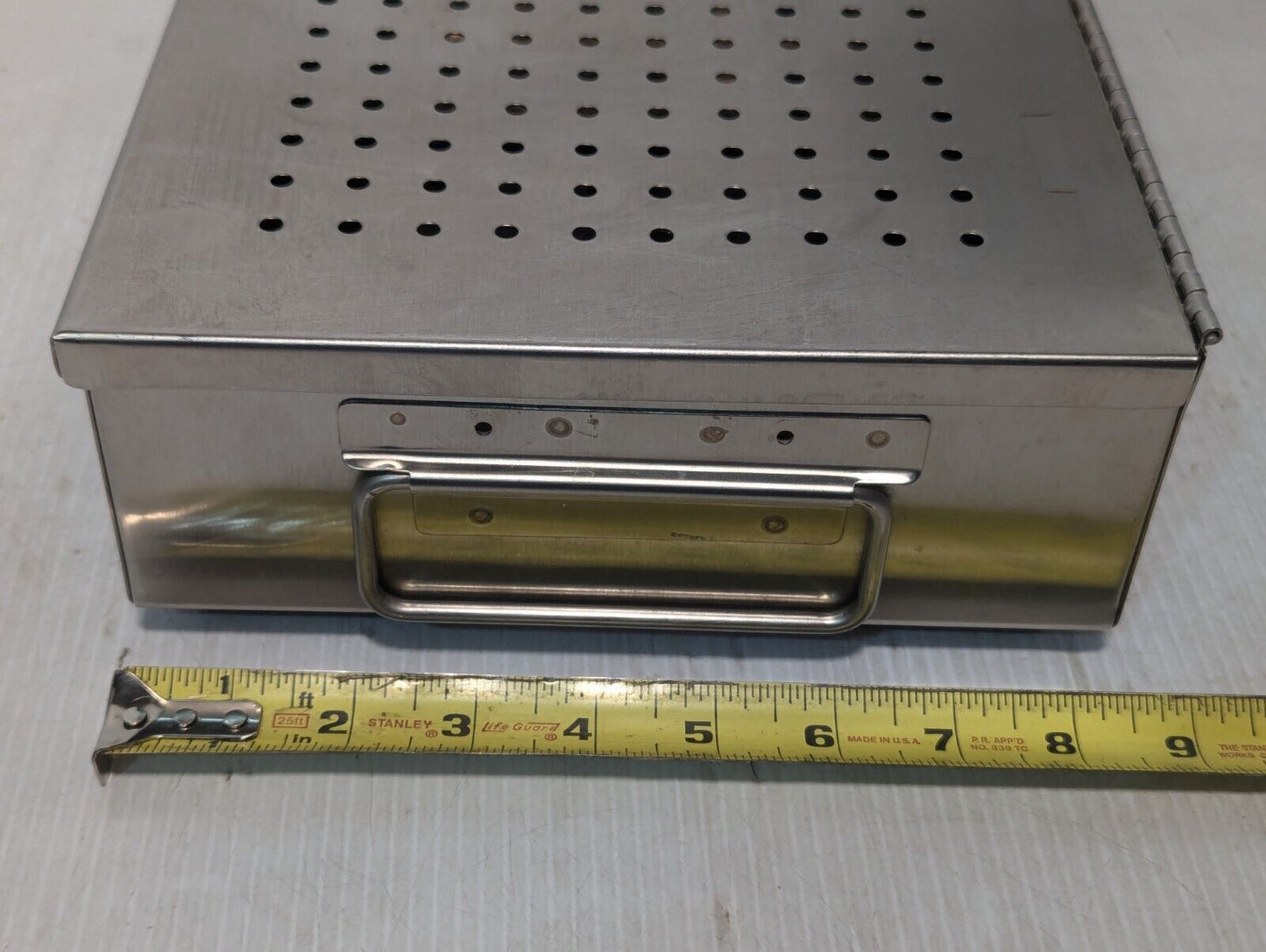 3M Orthopedics Hinged Metal Case, 14"W x 8.5"D x 3.5"D - Free Shipping