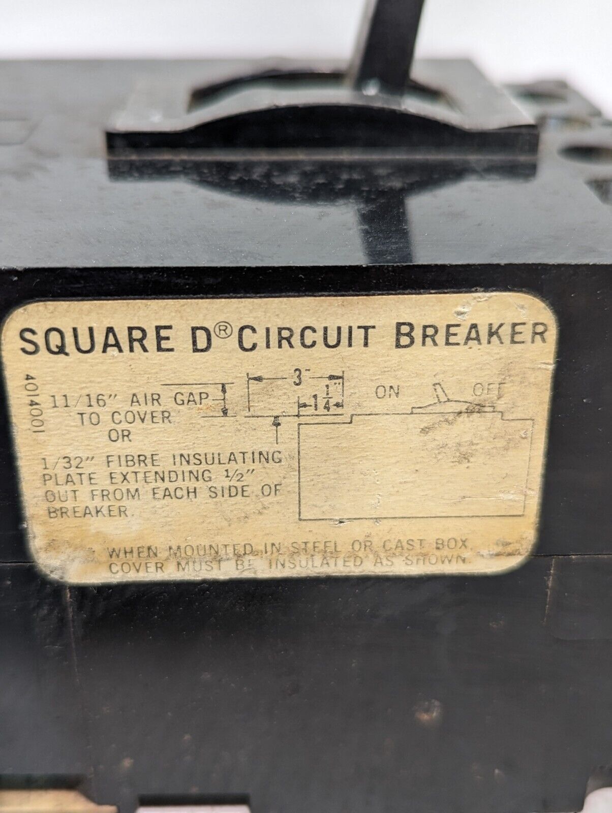 Square D FAL36015 Molded Case Circuit Breaker, 15A, 600v, 3-Pole