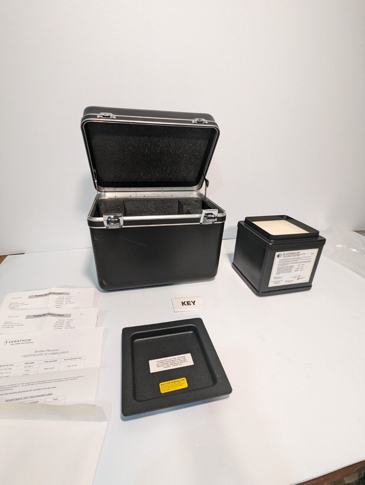 Verathon 0620-0068 Scan Tissue Bladder Equivalent Ultrasound Test Phantom READ