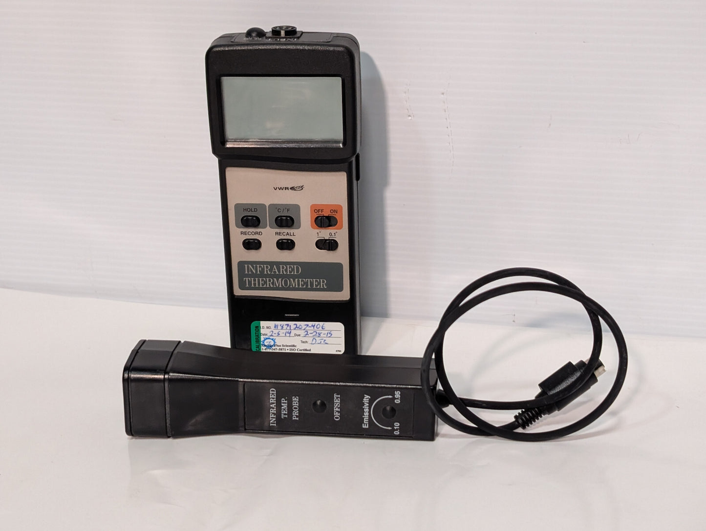 VWR Control Company 21800-018 Traceable Infrared Thermometer, Case, Non-Contact